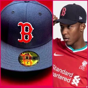 New Era $41 | 59Fifty MLB 7 1/2 Boston Red Sox On Field Fitted Game Hat Navy